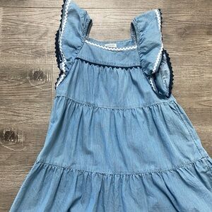 Girls Crewcuts size 6 chambray dress